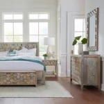 Auckland King Bed in Vintage Teak Reclaimed Wood - Image 2