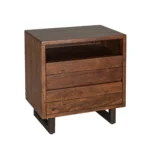 Bristol Two Drawer Nightstand - Image 3
