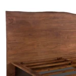 San Marino King Bed in Raw Walnut - Image 9